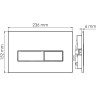 Система инсталляции для унитазов WASSERKRAFT DILL 61TLT.010.ME.CH03